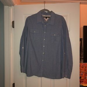 Tommy Hilfiger Blue Button Down Shirt - XXL
